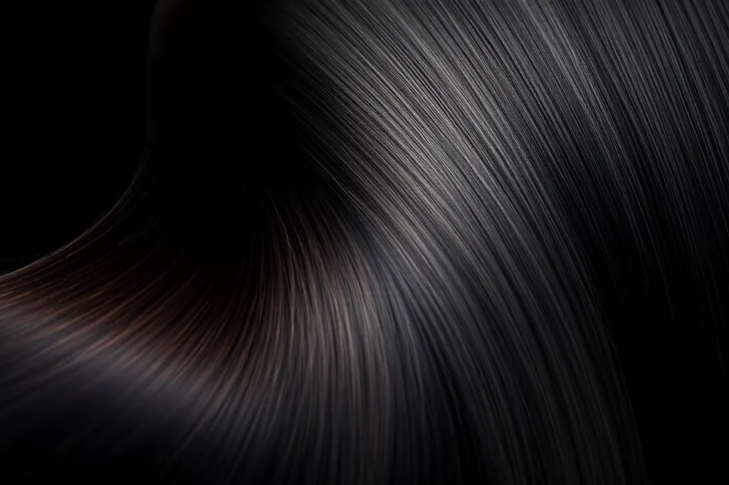 Cheveux longs ultra lisses et brillants après un lissage brésilien à la kératine JANNA COSMETICS