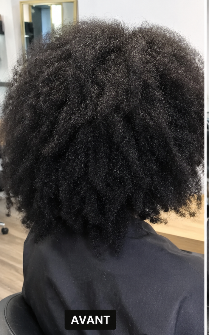 Après traitement ULTRALISS — cheveux lissés, brillants et disciplinés
