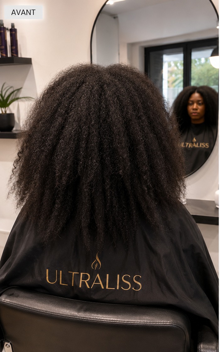 Cheveux après lissage ULTRALISS — résultat lisse, brillant et naturel
